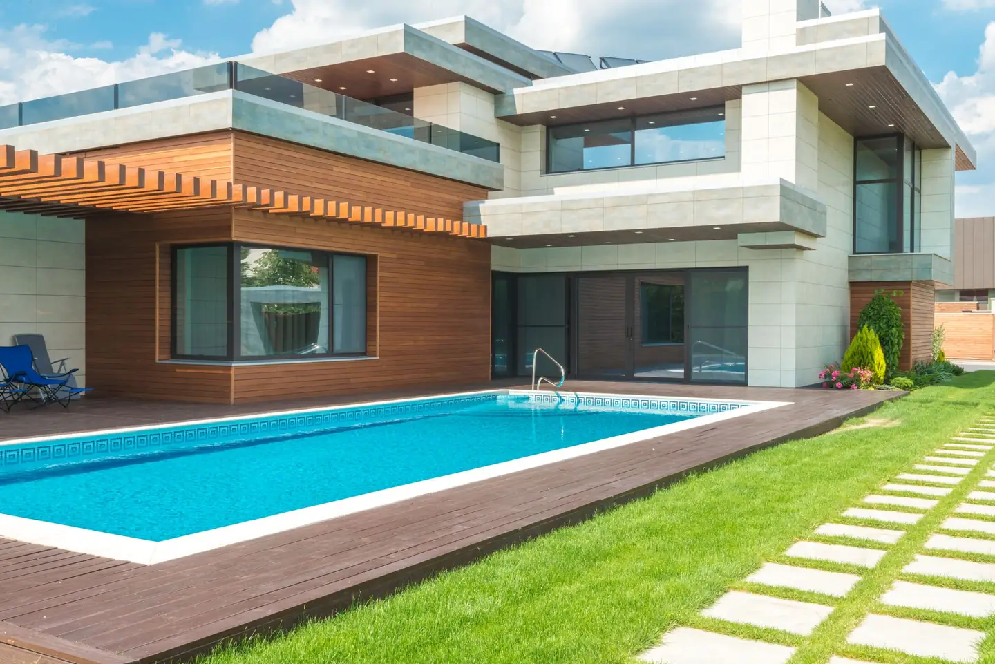 Swimming pool built in Rosebank, NSW